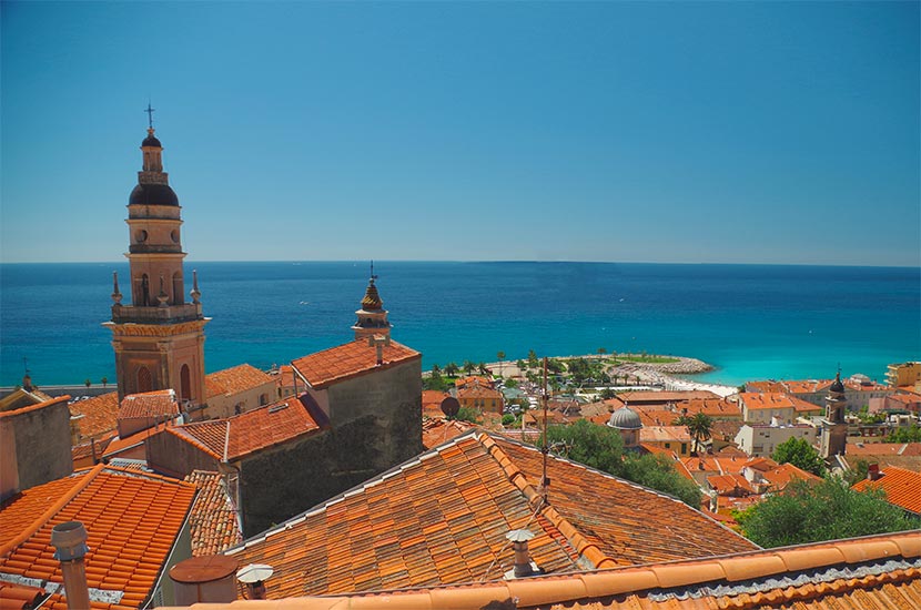 Réservation d'un appartement à Menton